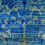 Blue Alchemy Contemporary Silk Runner - 3'1" x 6'5"