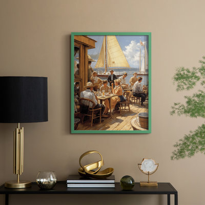 NAUTICAL Series DCxxxxi, reproduction encadrée - bois massif