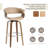 Tavar Upholstered Faux Leather Bar Stool-2070517371-2052157481