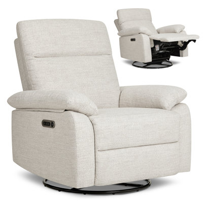 Evolur Asher Deluxe Power Recline Glider