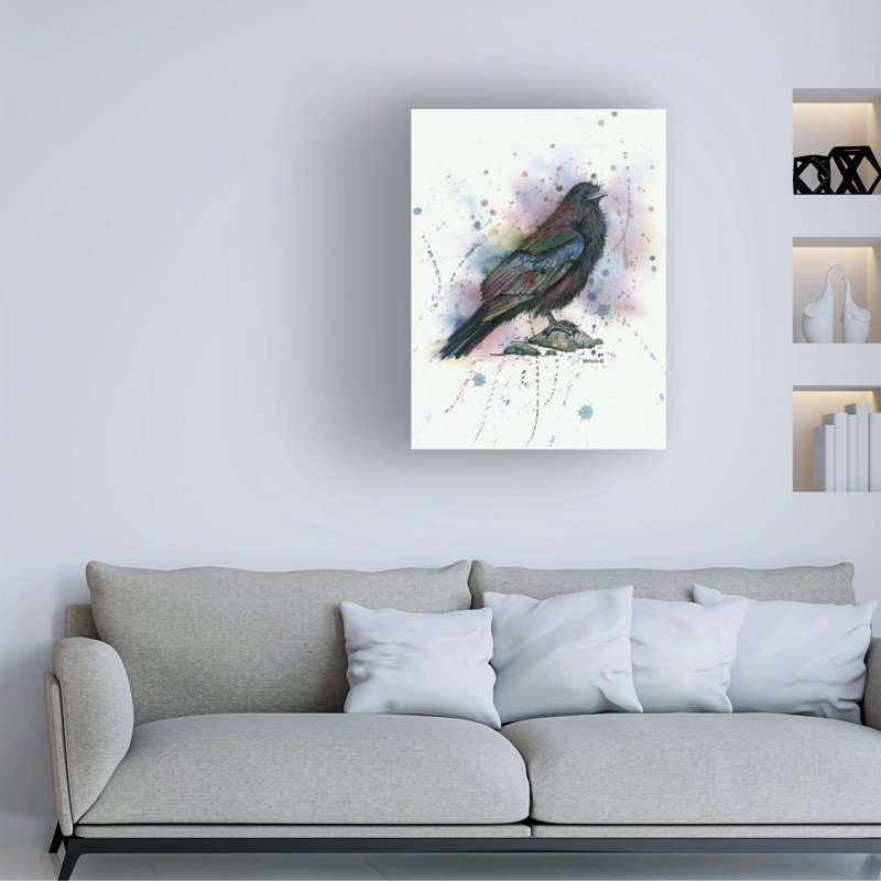 Dave Bartholet Quoth Canvas Art, 24" H x 32" W