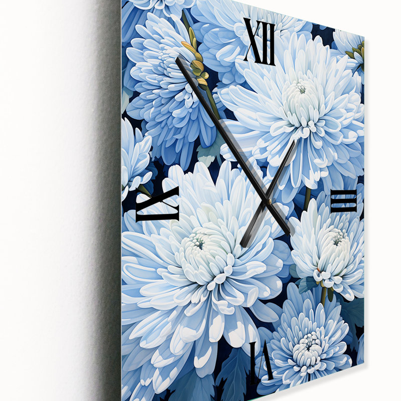 Izabella - Mums Wall Clock, Extra Large