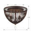 Plafonnier ivoire antique / bronze forgé 3 lumières Ivins-58110094