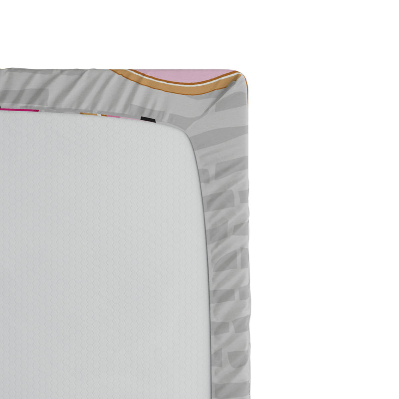 Microfiber Striped Fitted Sheet, Twin Fitted Sheet