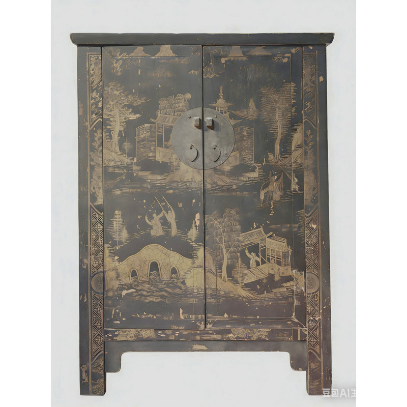 Armoire à paysage de style chinois chinois