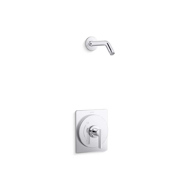 Ensemble de garniture de douche Castia By Studio Mcgee Rite-Temp sans pomme de douche, Chrome poli