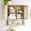 Armoire murale en rotin avec portes doubles-569504723