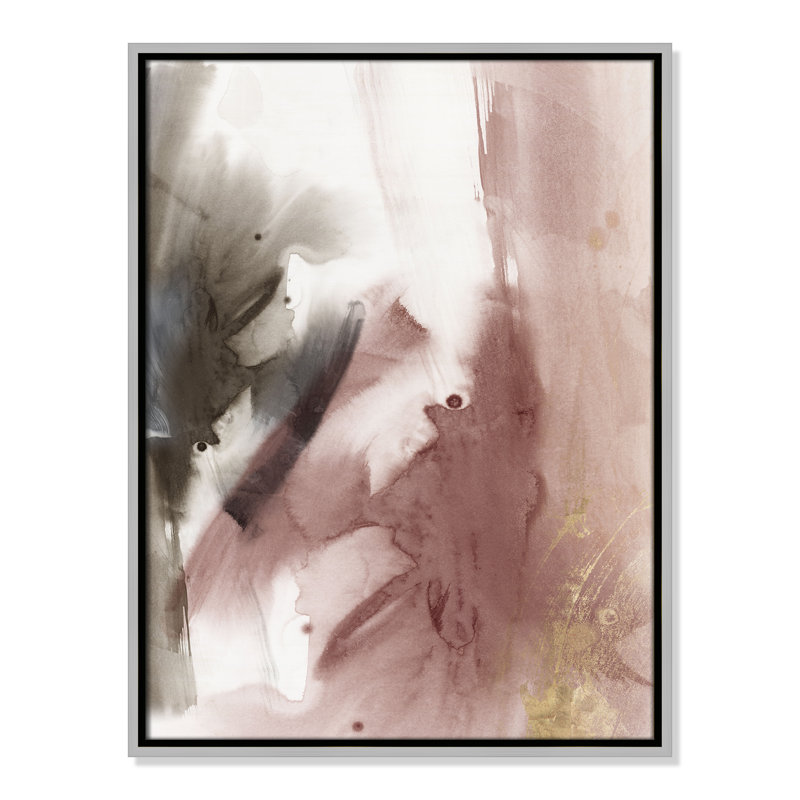 Impression stratifiée II par Casa Fine Arts, Argent, H 25,5 po x l 19,5 po