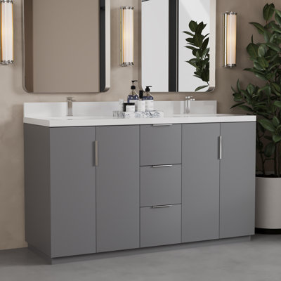 Meuble-lavabo double Varnam