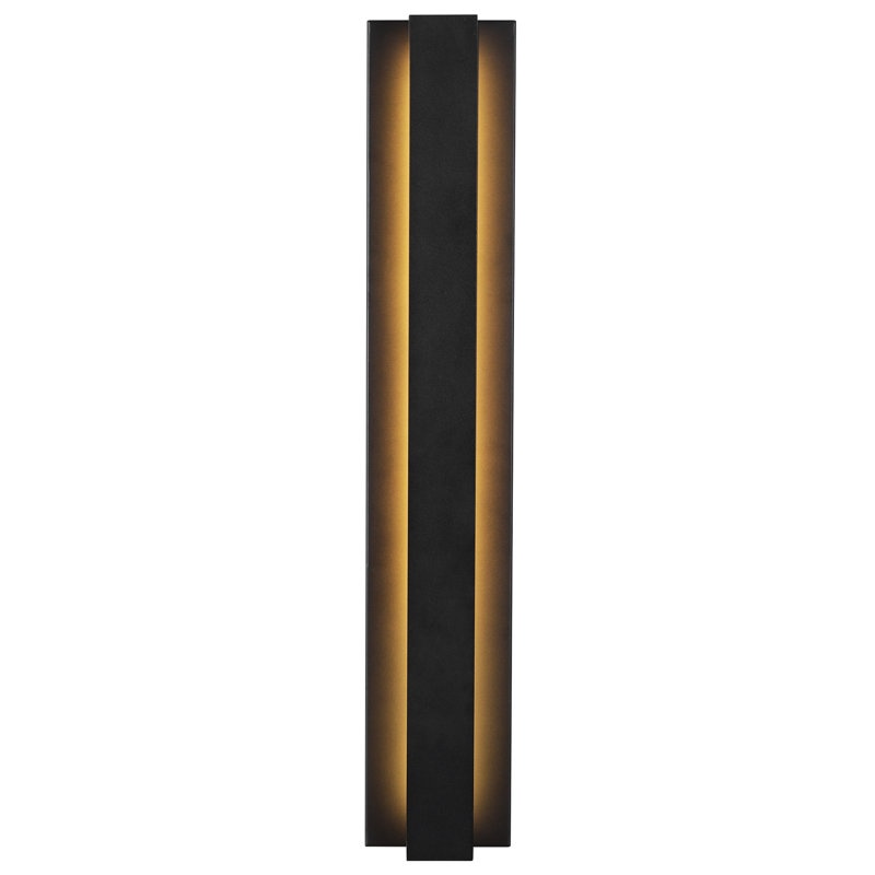 Jayeda LED Wall Light with Back Plate, 31.5'' H x 5.5'' W x 3'' D