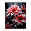 Rose Crimson Harmony I - Horloges murales florales-99631974
