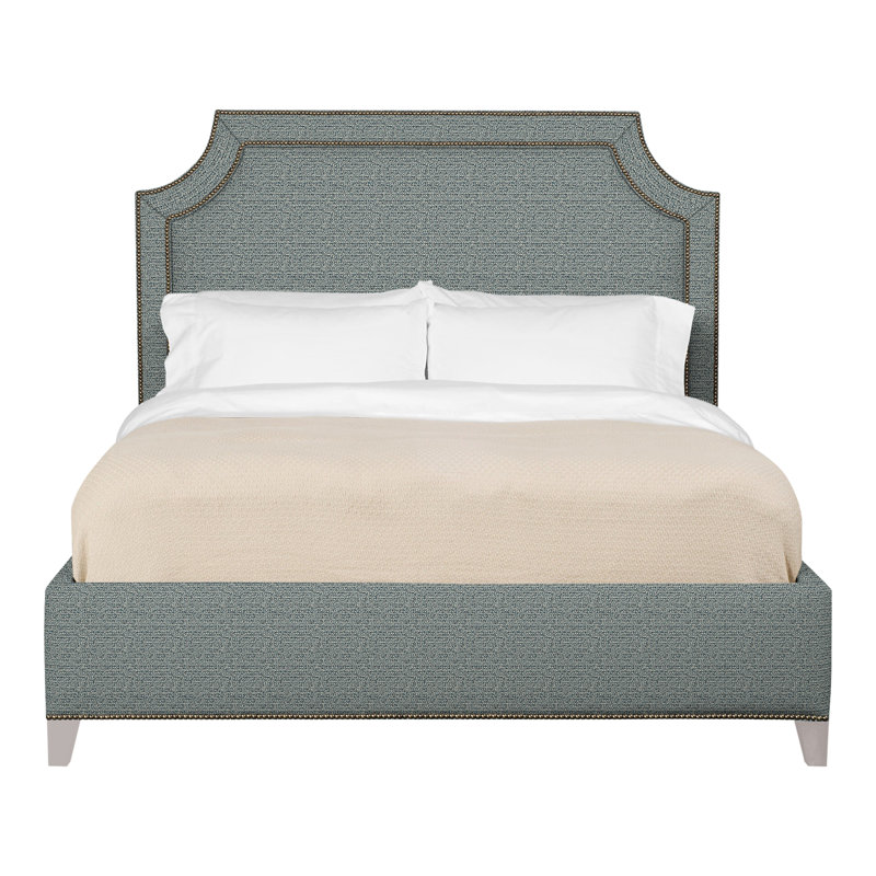 Audrey/Asher Solid Wood Bed, Tuck Cobalt, Yes, Dove Gray