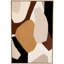 Art mural géométrique abstrait en bois Layla