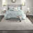 Elegant 7-piece Seafoam Bedding Set, Polyester Comforter For Home