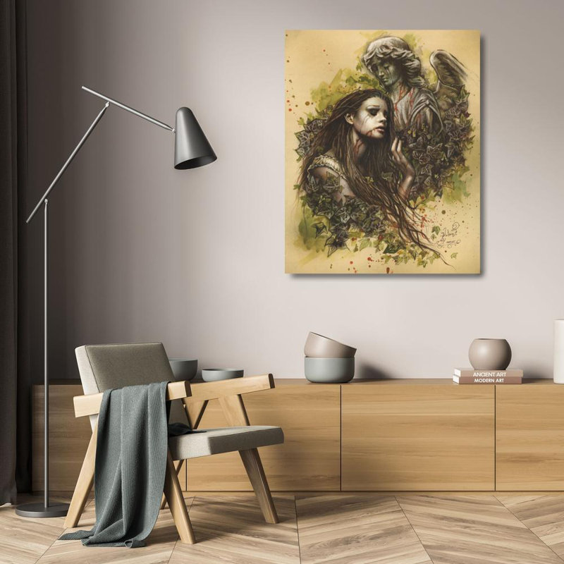 El Amor, 24" H x 19" W
