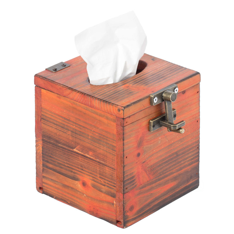 Couvre-boîte à mouchoirs en bois Pâques