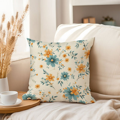  Floral Pillow Cover
