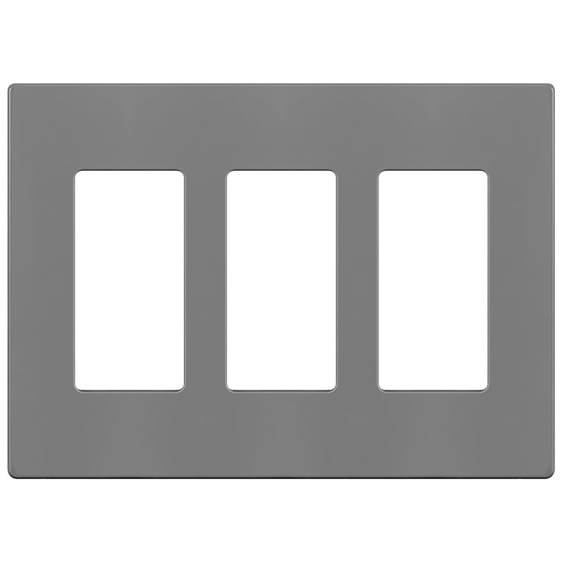 Plaque de protection murale sans vis ENERLITES, gris