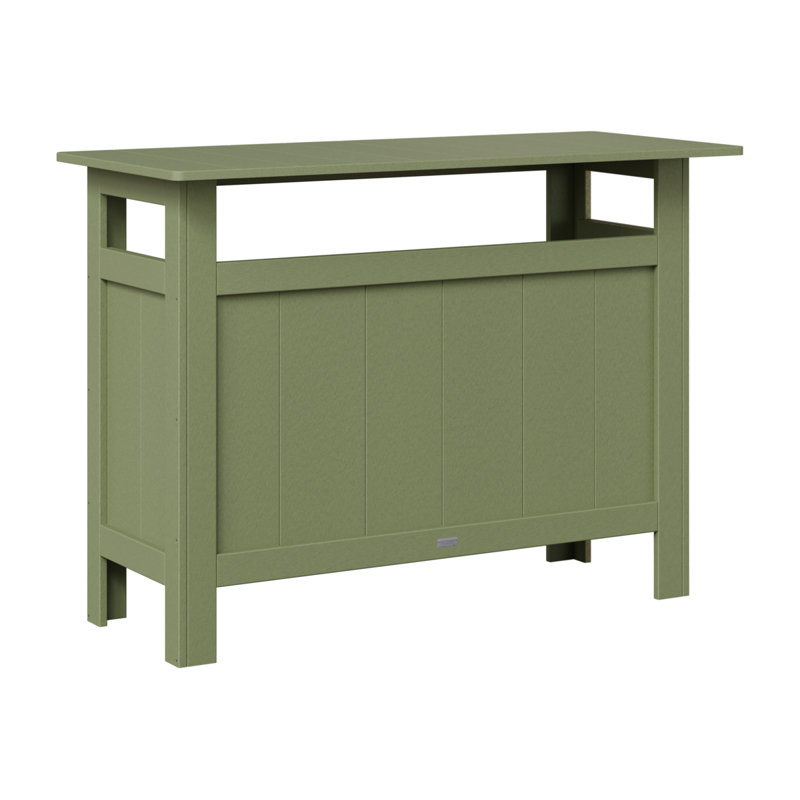 Outdoor Rectangle Bar Table, Sage