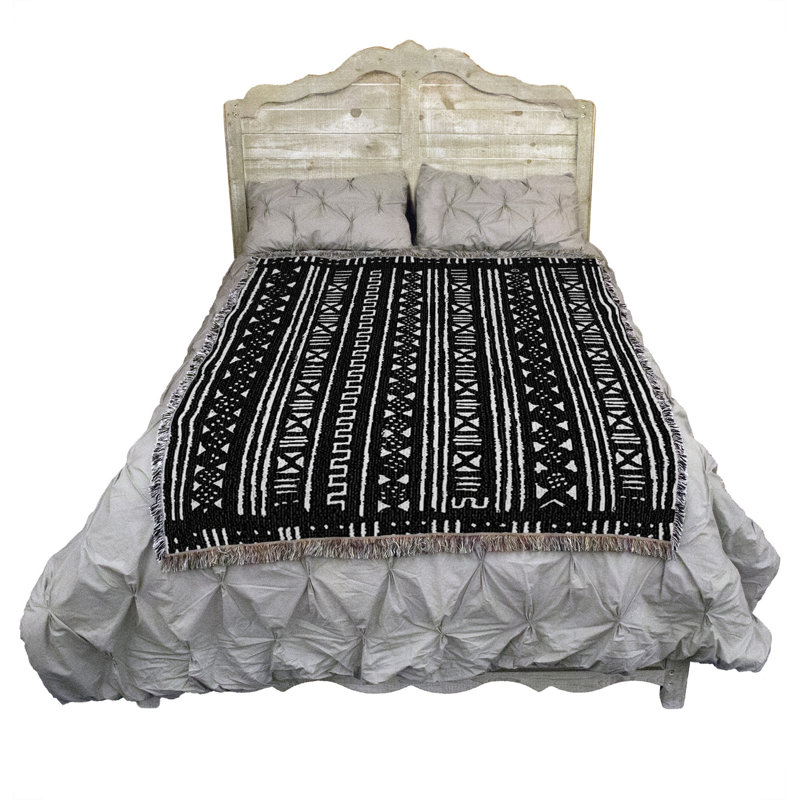 Jeté en coton Pure Country Weavers, Tissu bouclé
