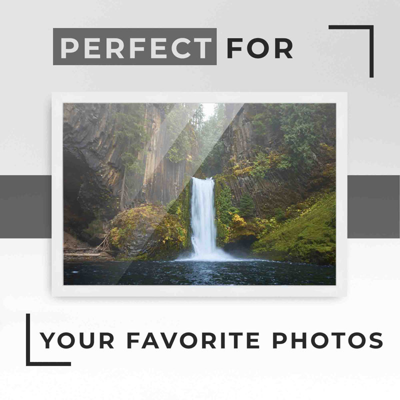 Wood Matte Picture Frame, White, 10" x 16"