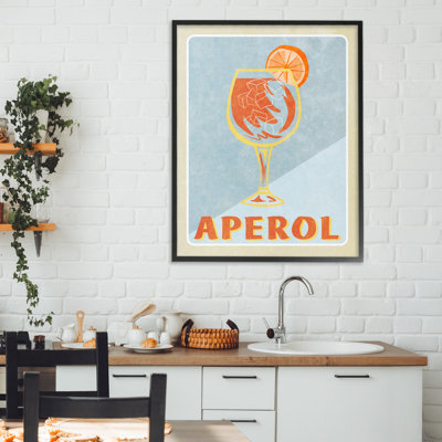 Giclée vintage encadrée, conception par Elizabeth Medley