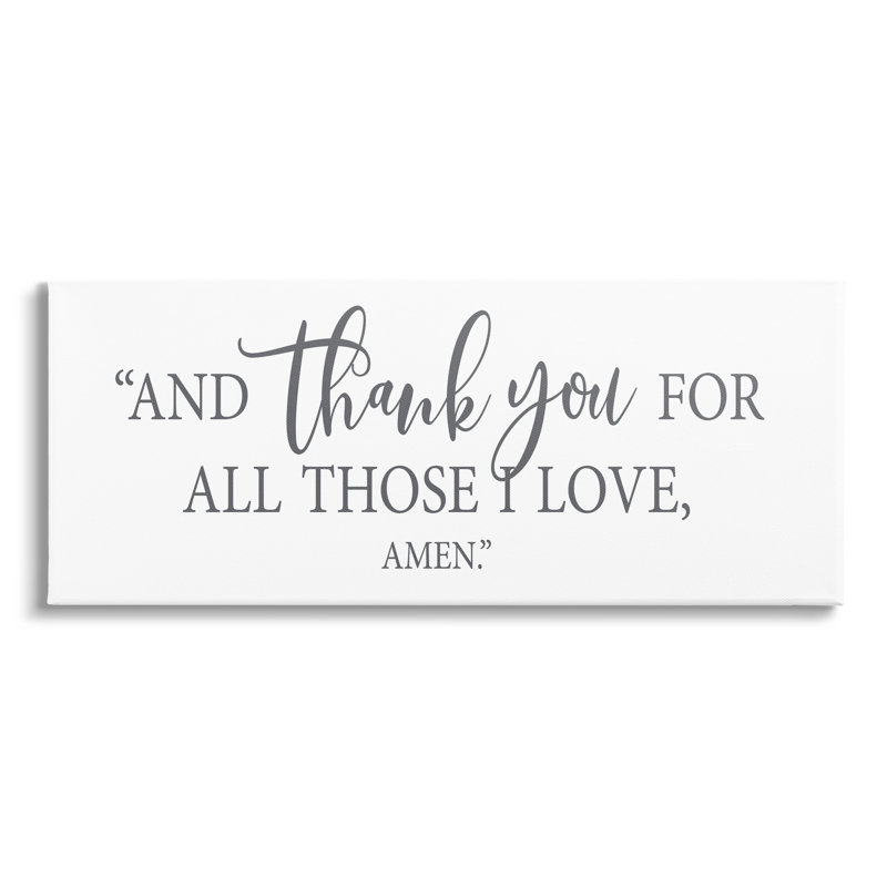 White Canvas Religious Quote Wall Art, 24" x 10"
