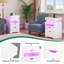 45cm W Manufactured Wood Bedside Table