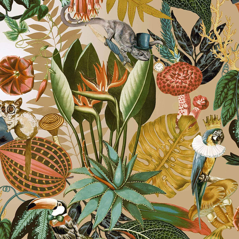 Wanneroo 10.05m x 53cm Matte Wallpaper Roll, Gold