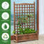 Jardinière surélevée avec treillis Bragg-857613627-875747269