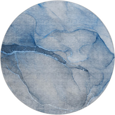 Premium Machine Washable Dream Shag ADS508 Watercolors Rug