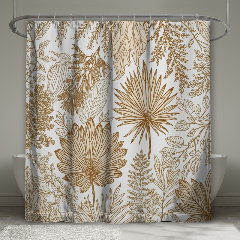 Rideaux de douche Intricate Line, 70 po L x 72 po H