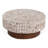 Abbie Round Coconut Shell Pedestal Coffee Table-887322640