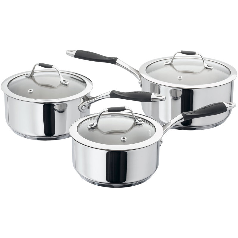 Stellar, James Martin - 3 Piece Saucepan Set with Lids