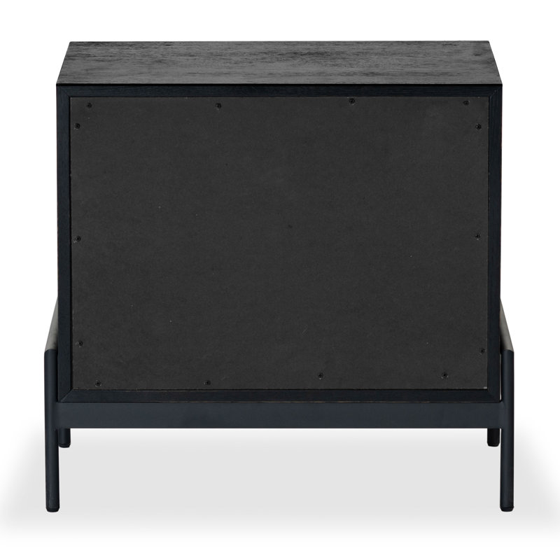 Chandri 2 - Drawer Nightstand, Brown/Black