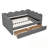 Full Size Daybed with Two Storage Drawers and USB Port-435893619