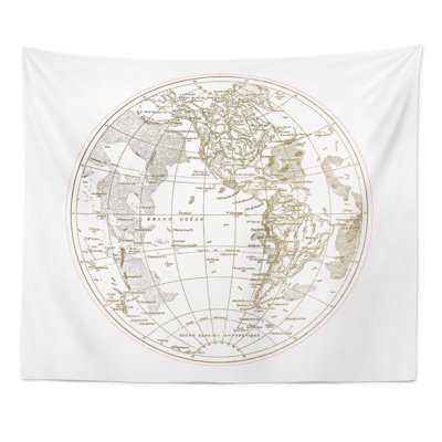 Ocean Pacific Round - Tapisserie murale