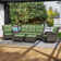 5 - Person Patio Conversation Sets with Cushions