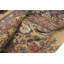 Tapis crème / beige / bleu noué à la main de conception unique 9 pi 9 po x 14 pi 2 po Tairiq