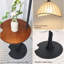 Lampadaires en noyer massif et fer sans forme