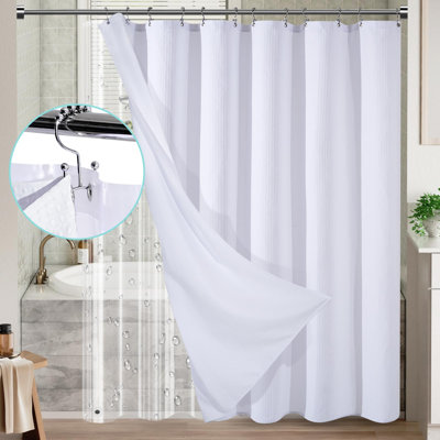 Waffle Acima And Liner Set - 72X72 Inch, White