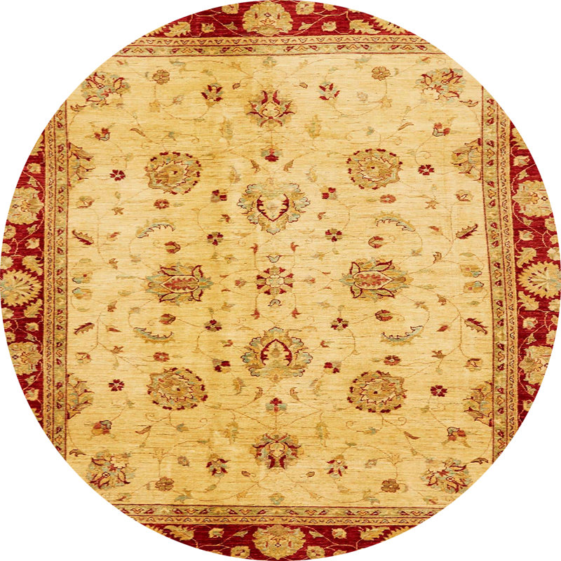 Abstract Indoor Rug, Round 3'
