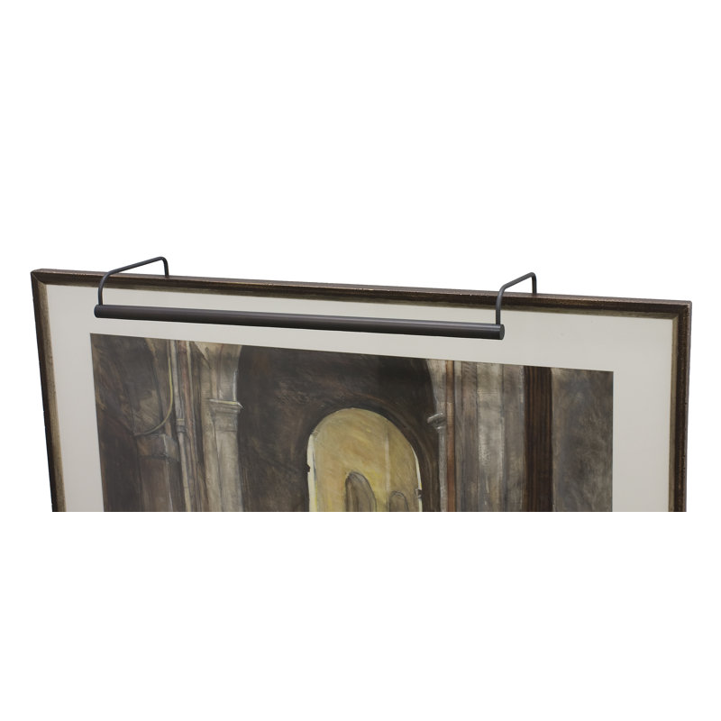 Applique pour tableau 2 lumières Slim-Line, Bronze huilé, H 7,5 po x l 84 po x P 8 po