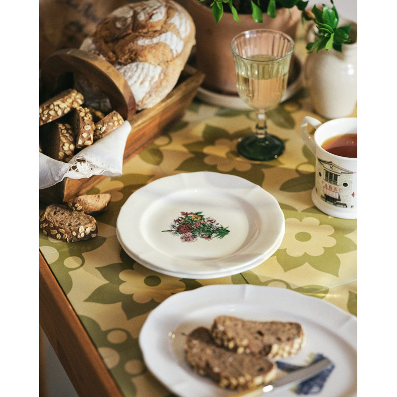 Assiette 6 po Thibaud Herem Objet (bouquet)