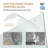 Aluminum Frame Double Sliding Shower Door, 60" Width, 72" Height, 1/4"  6Mm  Tempered Glass With - Proof Film, Waterproof Design And Reversible, Bathroom Tall Door 6Mm Clear Shatter Corrosion-122074024