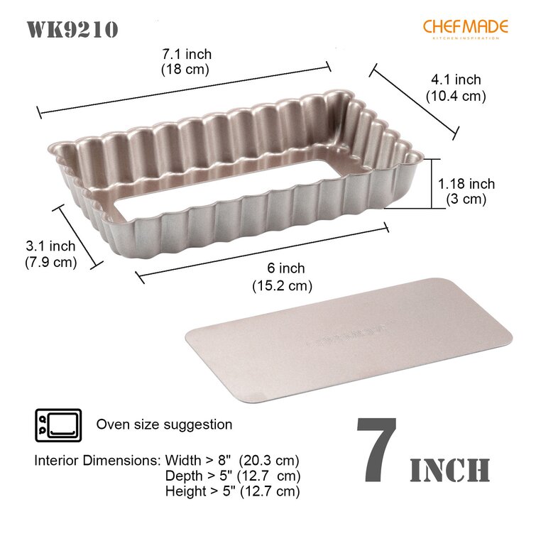 8 Round Cake Pan with Removable Bottom - CHEFMADE official store