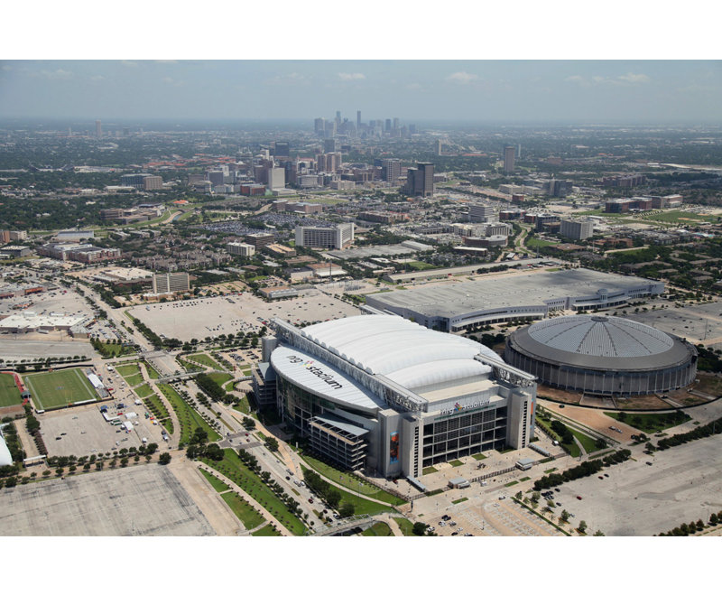 NRG Stadium, 16" H x 24" W