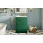 Meuble-lavabo moderne 24 po avec lavabo, petite armoire de lavabo avec 2 tiroirs et porte à fermeture douce, meuble-lavabo sous-comptoir avec tiroirs-1060010801