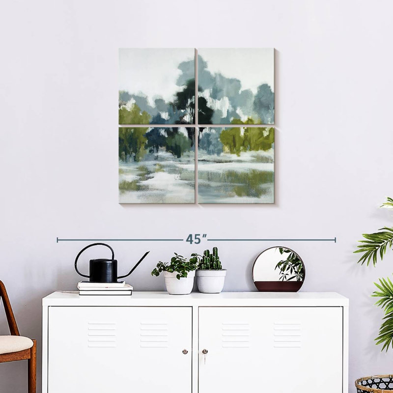 Avery River Reflections, 74" H x 74" W