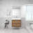 30'' Single Bathroom Vanity with Acrylic Top-1316012030